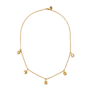 Lotus Bud Necklace - Gold