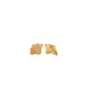 Plume Single Fan Earrings - Gold