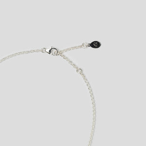 silver necklace adjustable clasp